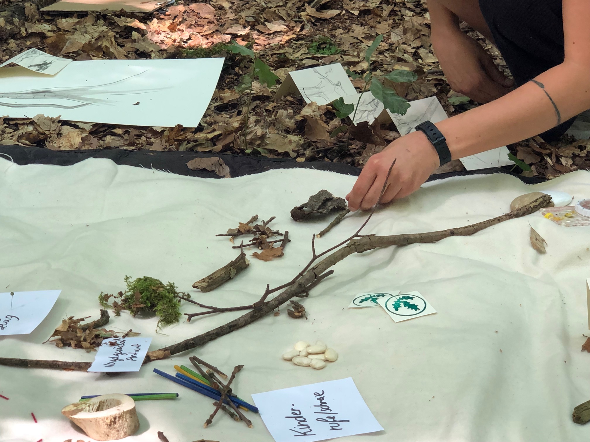 Förderung von Gruppenerlebnissen„Wir hatten sehr viel Freude an den
Materialien und ein schönes Erlebnis!“
(Marlene, 38 Jahre, und Julius, 5 Jahre)